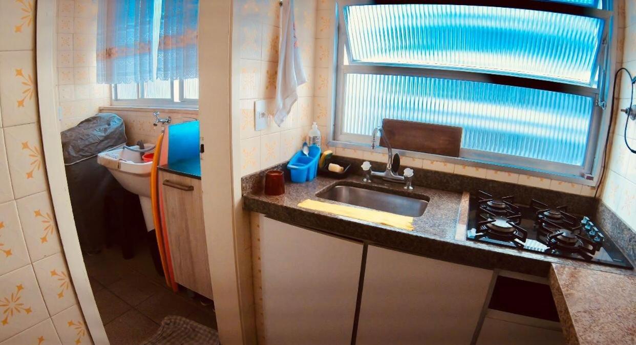Apartamento Pe Na Areia Guaruja Apartment Bagian luar foto